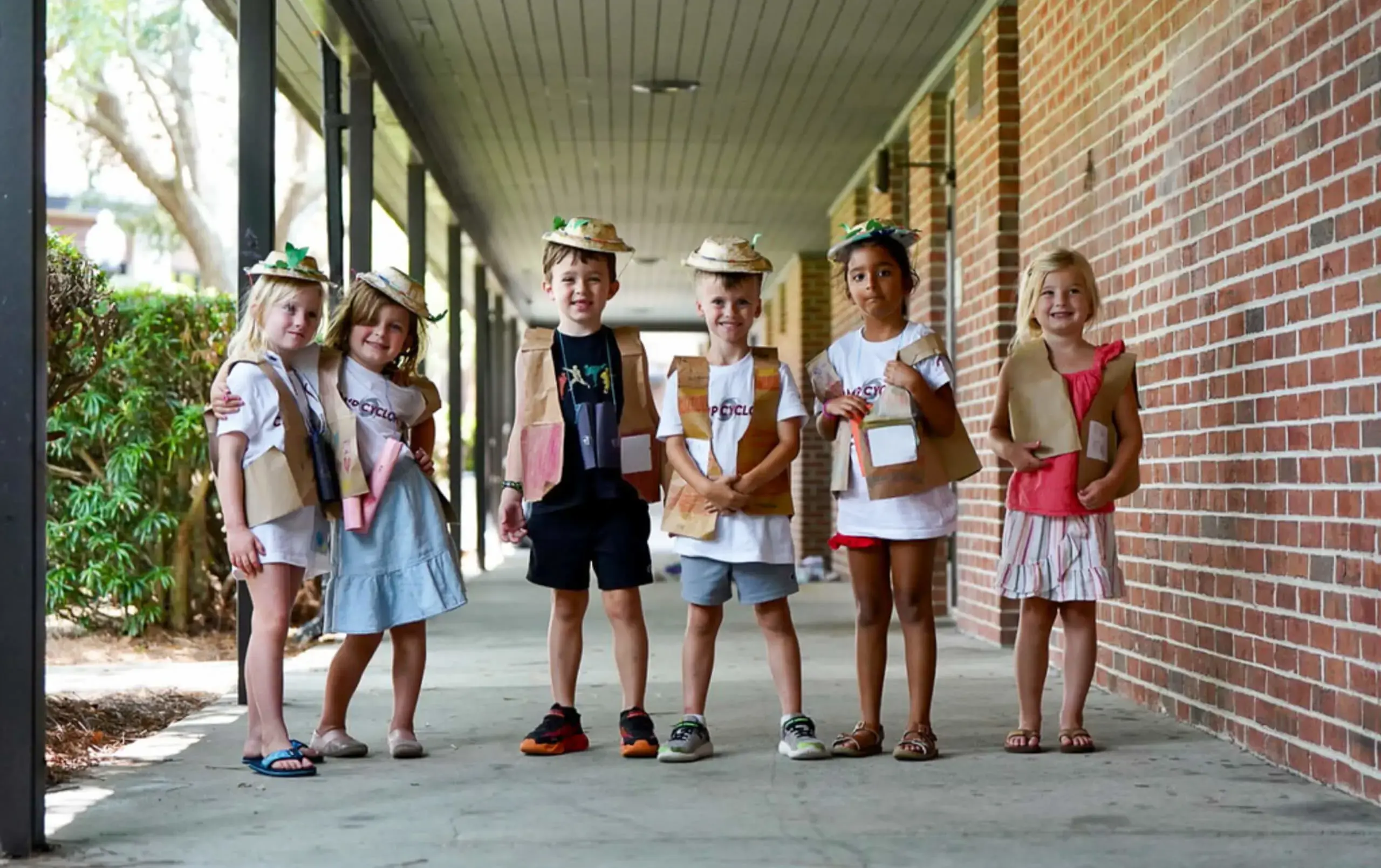 Kids attending Camp Cyclone