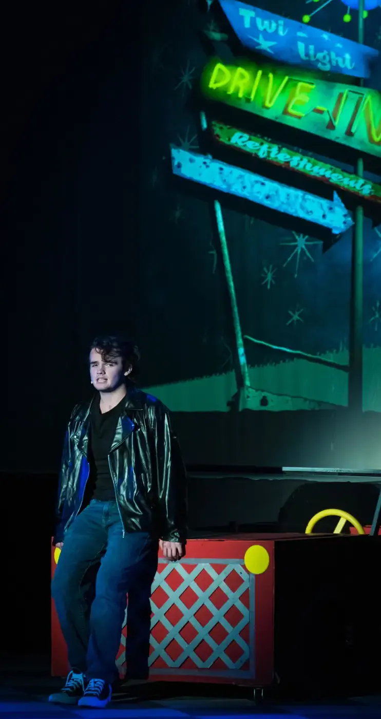 Porter-Gaud student performing in Grease