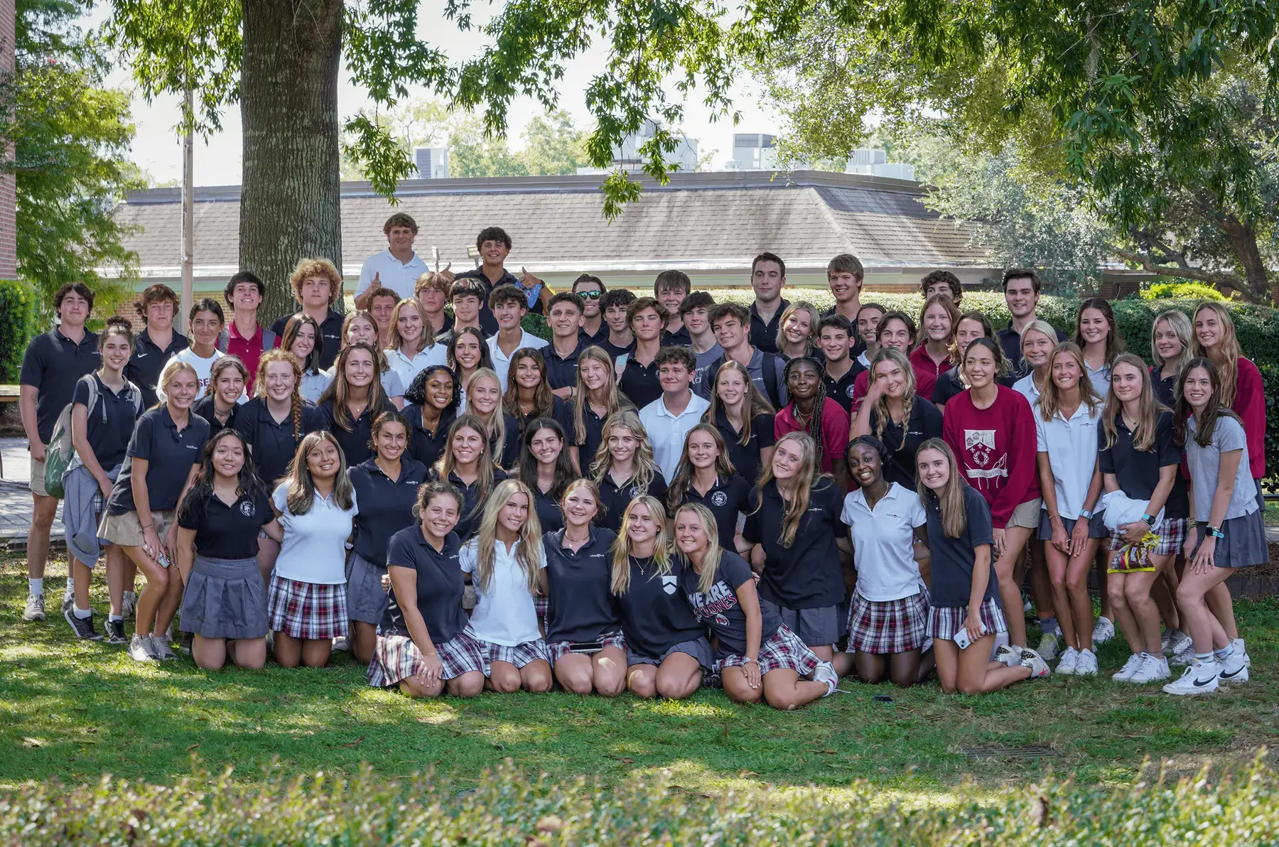 Porter-Gaud Upper School Students, group photo